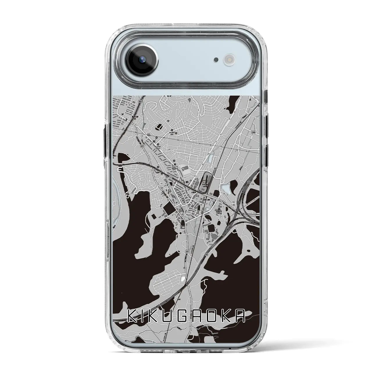 【企救丘（福岡県）】地図柄iPhoneケース（MagSafeタイプ）