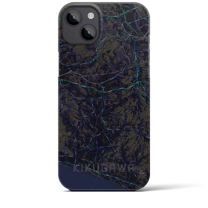 【菊川（静岡県）】地図柄iPhoneケース（バックカバータイプ）