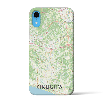 【菊川（静岡県）】地図柄iPhoneケース（バックカバータイプ）