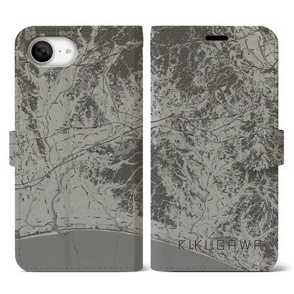 【菊川（静岡県）】地図柄iPhoneケース（手帳タイプ）