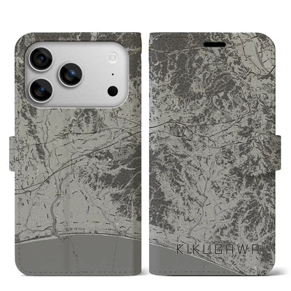 【菊川（静岡県）】地図柄iPhoneケース（手帳タイプ）