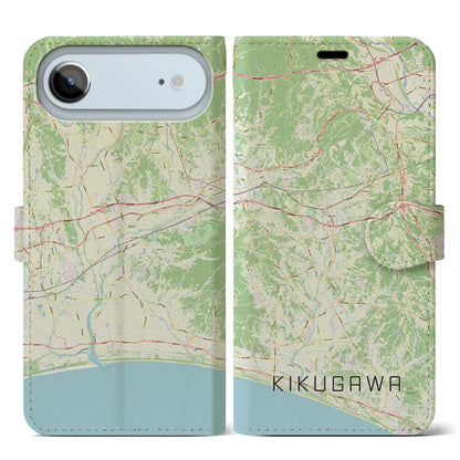 【菊川（静岡県）】地図柄iPhoneケース（手帳タイプ）