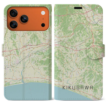 【菊川（静岡県）】地図柄iPhoneケース（手帳タイプ）