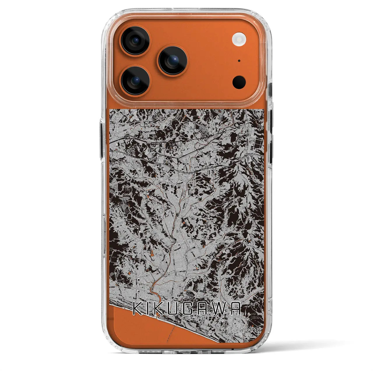 【菊川（静岡県）】地図柄iPhoneケース（MagSafeタイプ）