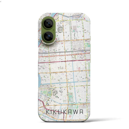 【菊川（東京都）】地図柄iPhoneケース（バックカバータイプ）