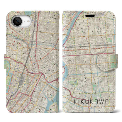 【菊川（東京都）】地図柄iPhoneケース（手帳タイプ）