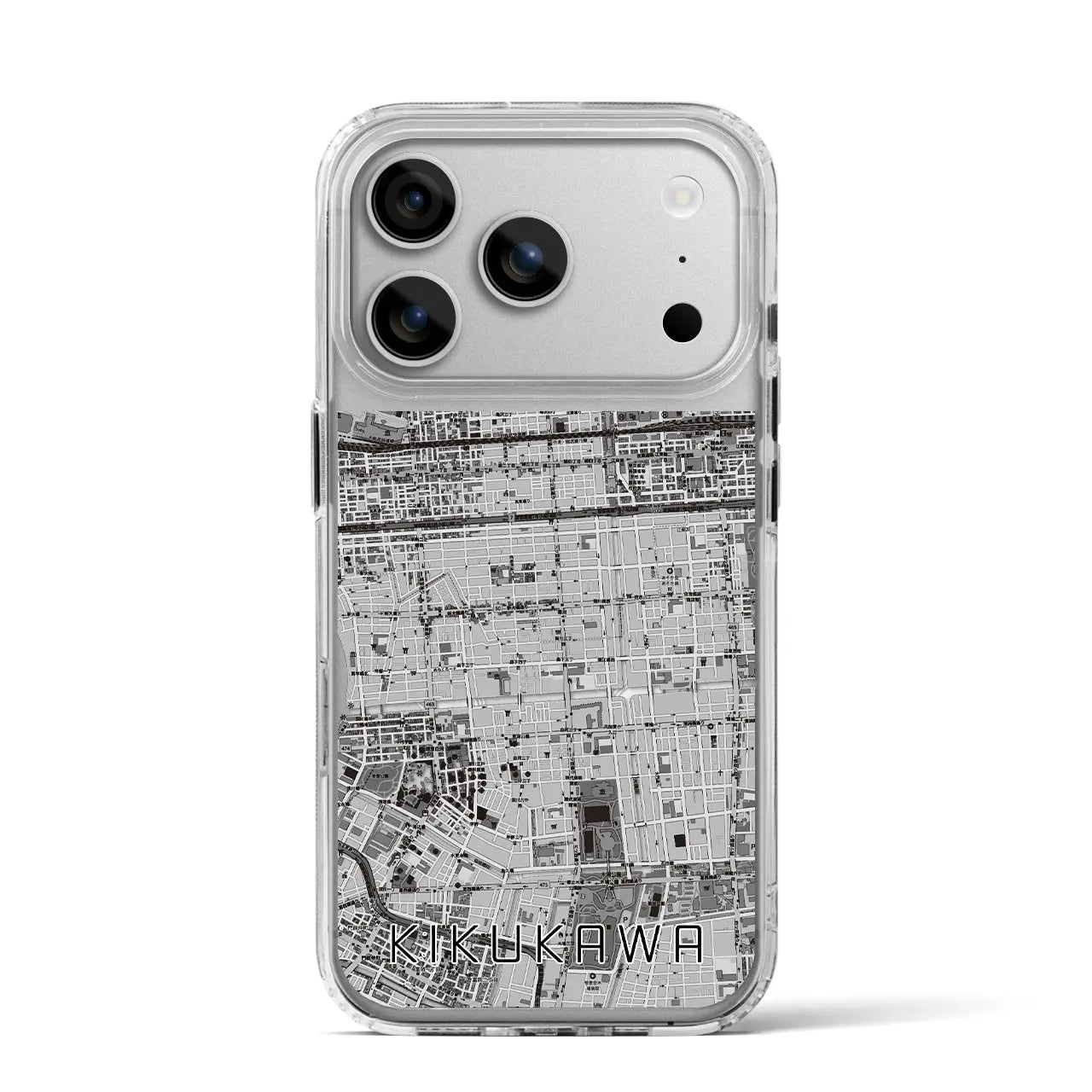 【菊川（東京都）】地図柄iPhoneケース（MagSafeタイプ）