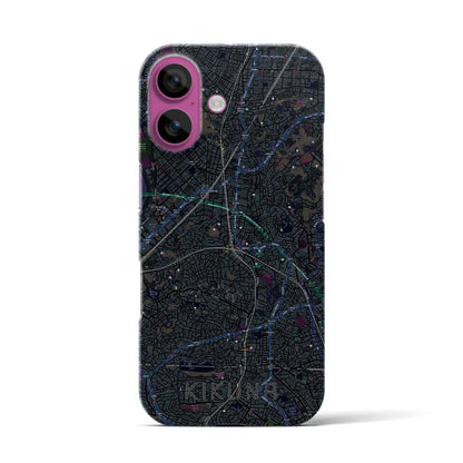 【菊名（神奈川県）】地図柄iPhoneケース（バックカバータイプ）