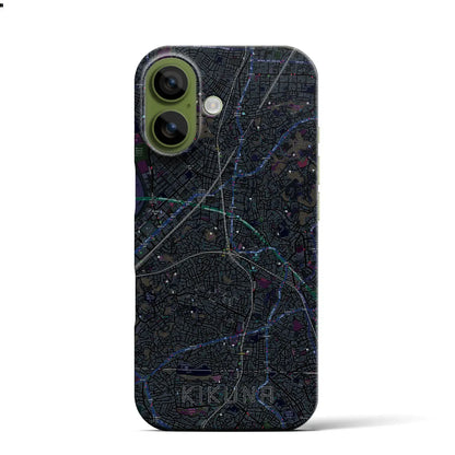 【菊名（神奈川県）】地図柄iPhoneケース（バックカバータイプ）