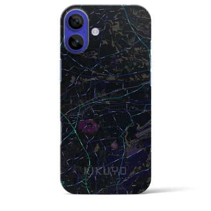 【菊陽（熊本県）】地図柄iPhoneケース（バックカバータイプ）