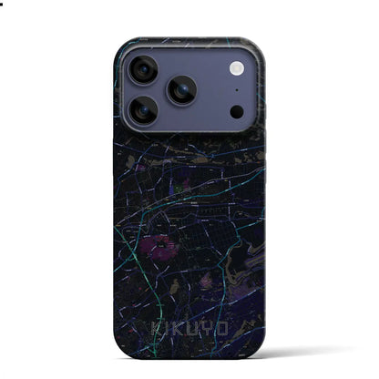 【菊陽（熊本県）】地図柄iPhoneケース（バックカバータイプ）