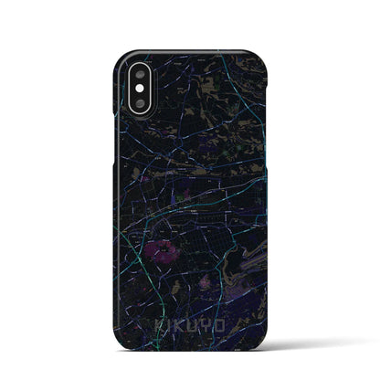 【菊陽（熊本県）】地図柄iPhoneケース（バックカバータイプ）