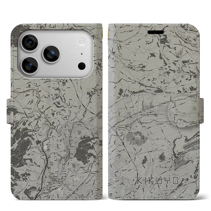 【菊陽（熊本県）】地図柄iPhoneケース（手帳タイプ）