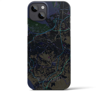 【君津（千葉県）】地図柄iPhoneケース（バックカバータイプ）