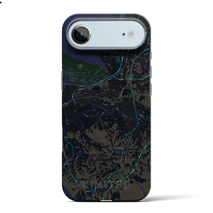 【君津（千葉県）】地図柄iPhoneケース（バックカバータイプ）