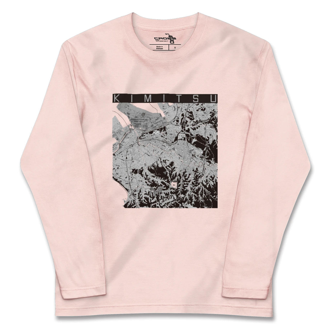 【君津(千葉県)】地図柄ロングスリーブTシャツ
