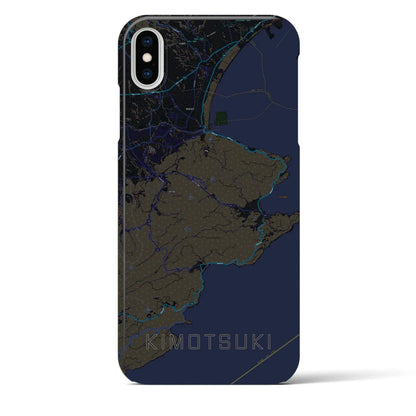 【肝付（鹿児島県）】地図柄iPhoneケース（バックカバータイプ）