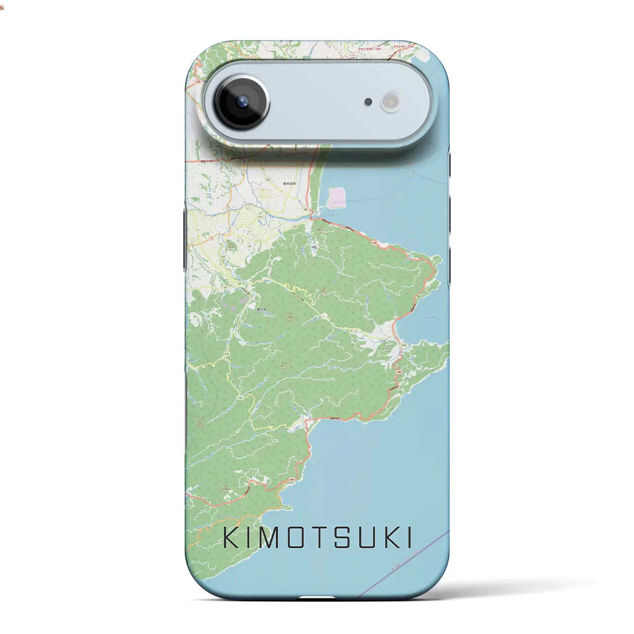 【肝付（鹿児島県）】地図柄iPhoneケース（バックカバータイプ）