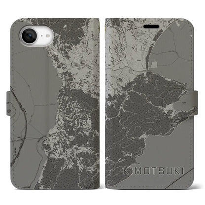 【肝付（鹿児島県）】地図柄iPhoneケース（手帳タイプ）