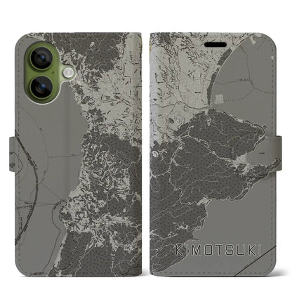 【肝付（鹿児島県）】地図柄iPhoneケース（手帳タイプ）