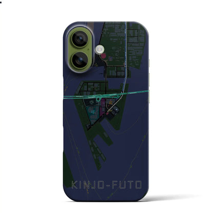 【金城ふ頭（愛知県）】地図柄iPhoneケース（バックカバータイプ）