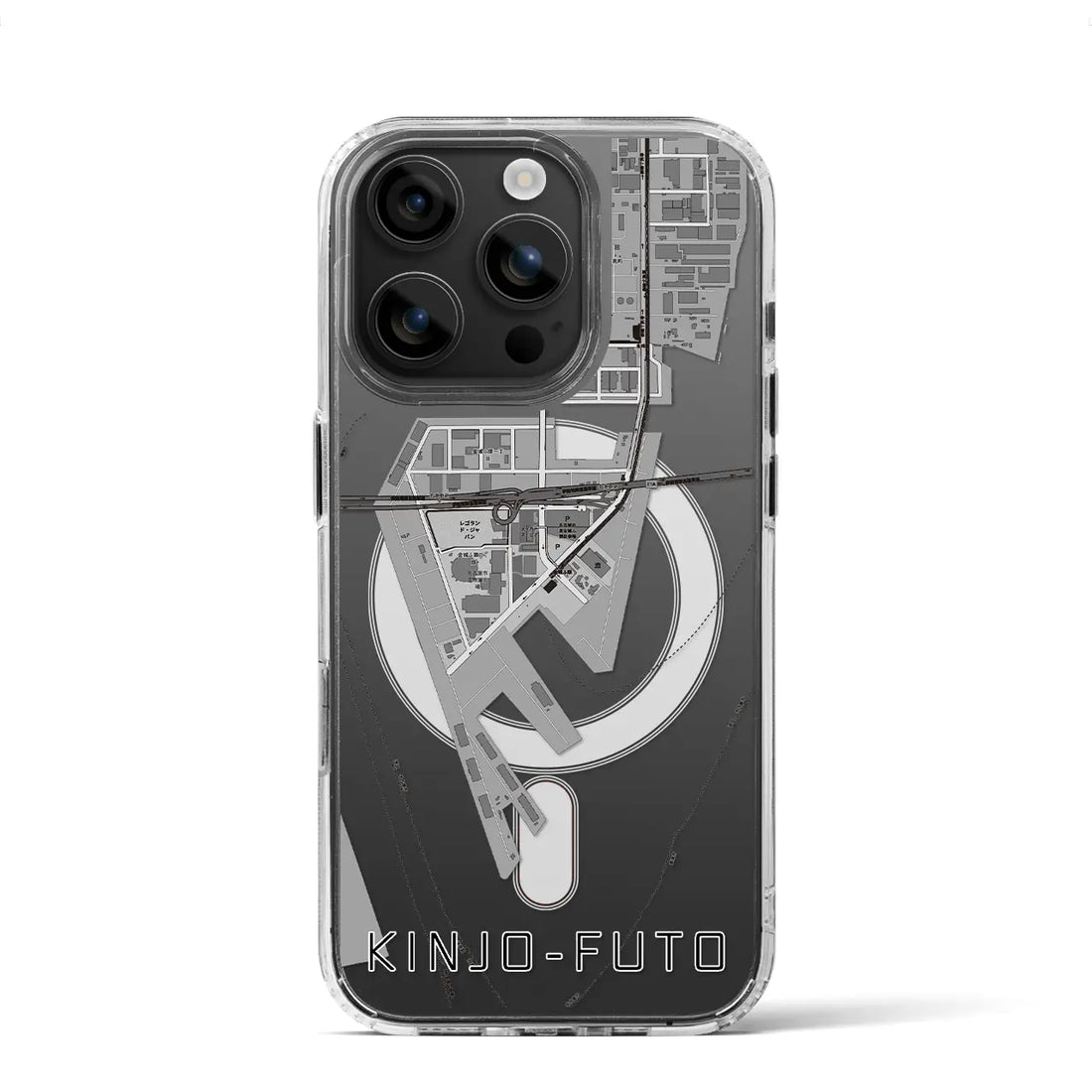 【金城ふ頭（愛知県）】地図柄iPhoneケース（MagSafeタイプ）