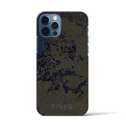 【錦江（鹿児島県）】地図柄iPhoneケース（バックカバータイプ）