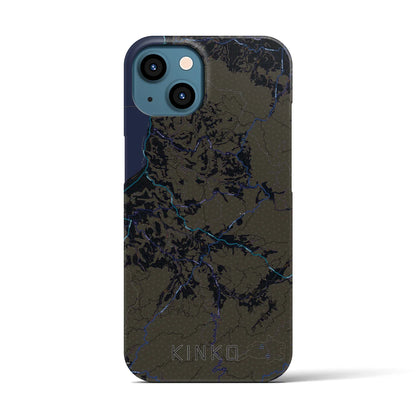 【錦江（鹿児島県）】地図柄iPhoneケース（バックカバータイプ）