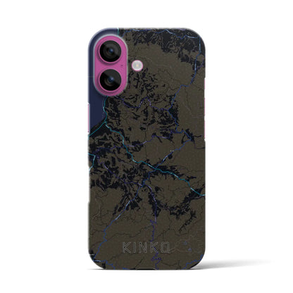 【錦江（鹿児島県）】地図柄iPhoneケース（バックカバータイプ）