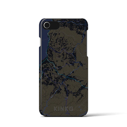 【錦江（鹿児島県）】地図柄iPhoneケース（バックカバータイプ）