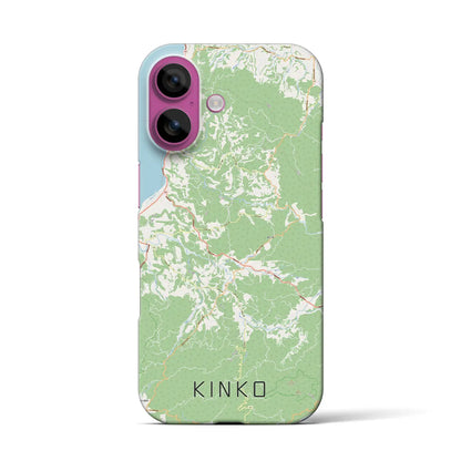 【錦江（鹿児島県）】地図柄iPhoneケース（バックカバータイプ）