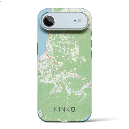 【錦江（鹿児島県）】地図柄iPhoneケース（バックカバータイプ）