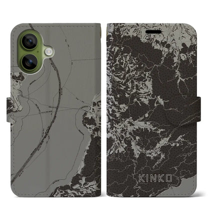 【錦江（鹿児島県）】地図柄iPhoneケース（手帳タイプ）