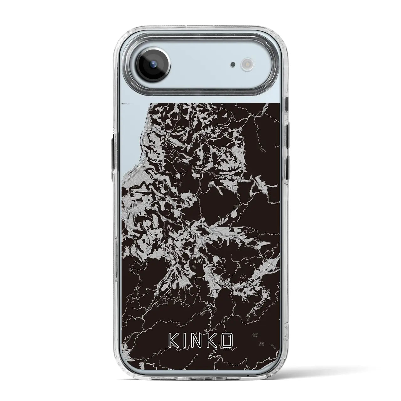 【錦江（鹿児島県）】地図柄iPhoneケース（MagSafeタイプ）