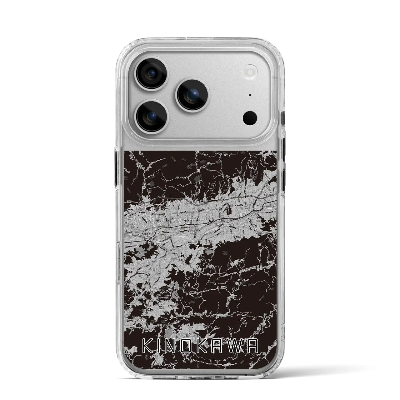 【紀の川（和歌山県）】地図柄iPhoneケース（MagSafeタイプ）