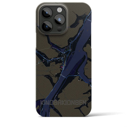 【城崎温泉（兵庫県）】地図柄iPhoneケース（バックカバータイプ）