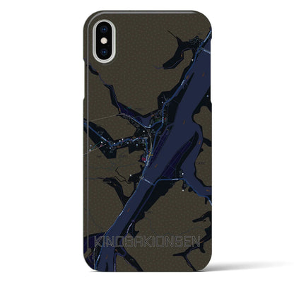 【城崎温泉（兵庫県）】地図柄iPhoneケース（バックカバータイプ）