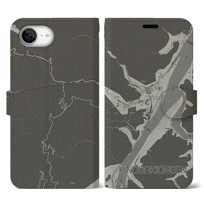 【城崎温泉（兵庫県）】地図柄iPhoneケース（手帳タイプ）