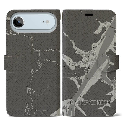 【城崎温泉（兵庫県）】地図柄iPhoneケース（手帳タイプ）