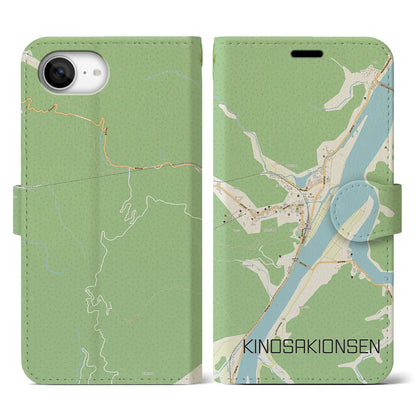 【城崎温泉（兵庫県）】地図柄iPhoneケース（手帳タイプ）