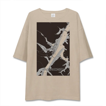 【城崎温泉（兵庫県）】地図柄ビッグシルエットTシャツ