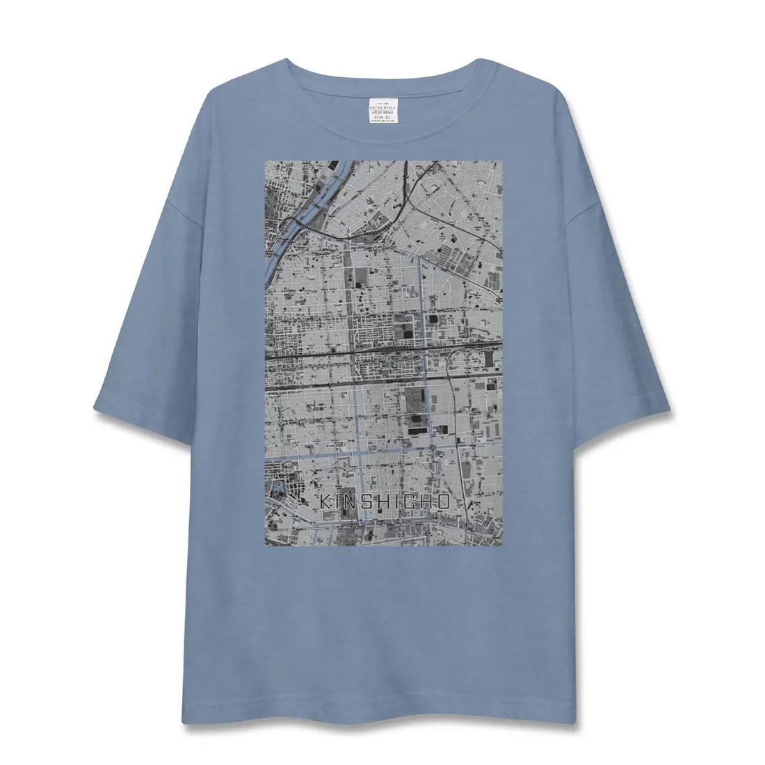 【錦糸町（東京都）】地図柄ビッグシルエットTシャツ