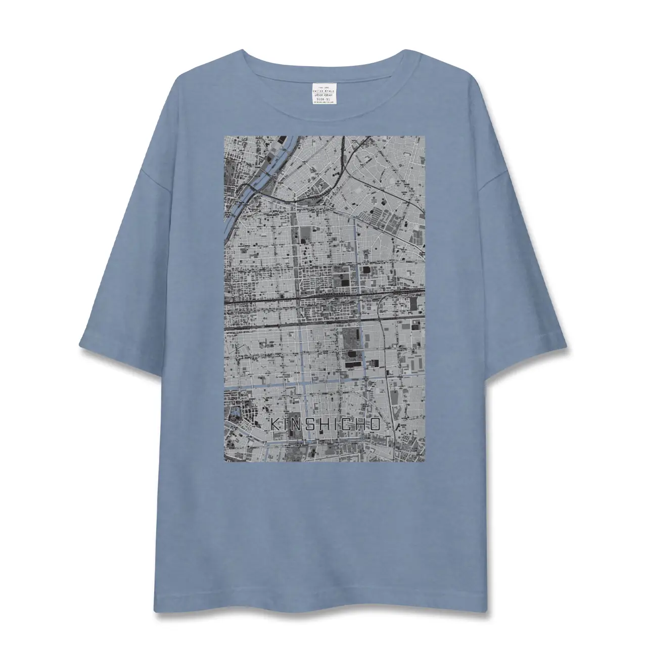 【錦糸町（東京都）】地図柄ビッグシルエットTシャツ