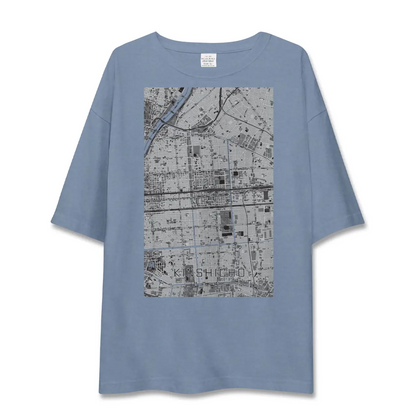 【錦糸町（東京都）】地図柄ビッグシルエットTシャツ
