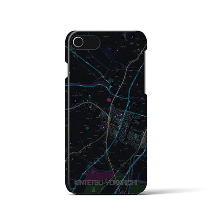 【近鉄四日市（三重県）】地図柄iPhoneケース（バックカバータイプ）