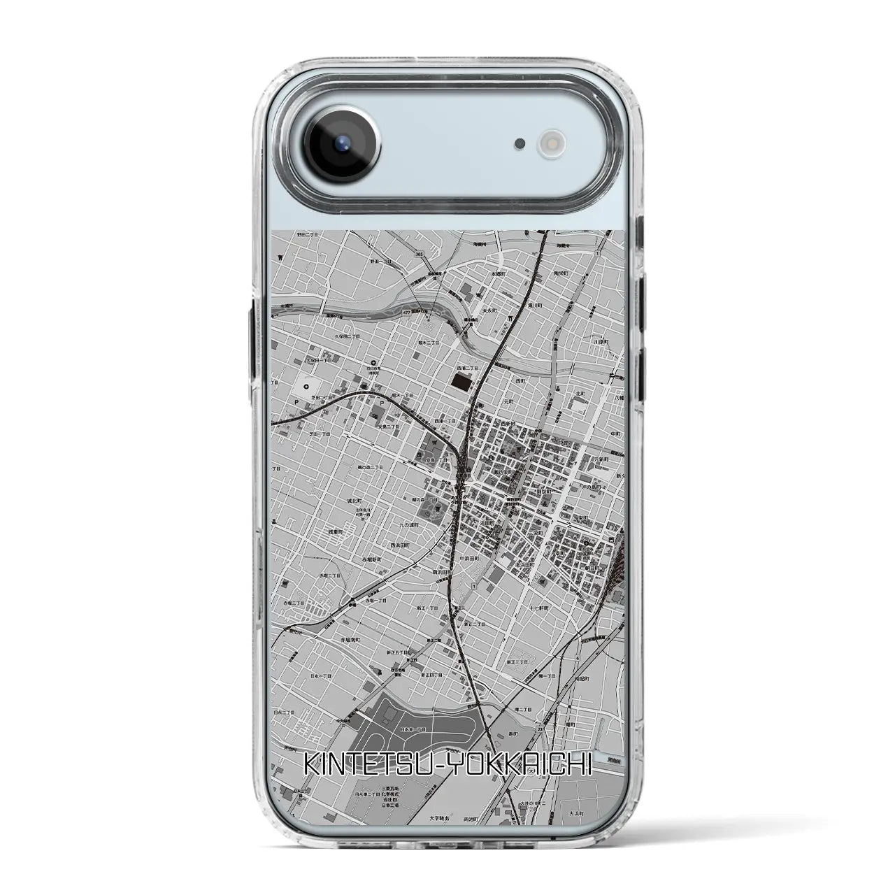 【近鉄四日市（三重県）】地図柄iPhoneケース（MagSafeタイプ）