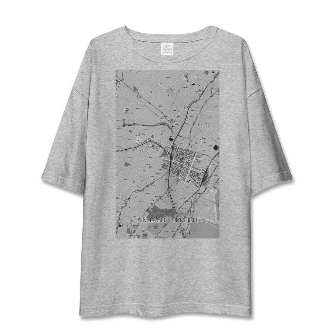 【近鉄四日市（三重県）】地図柄ビッグシルエットTシャツ