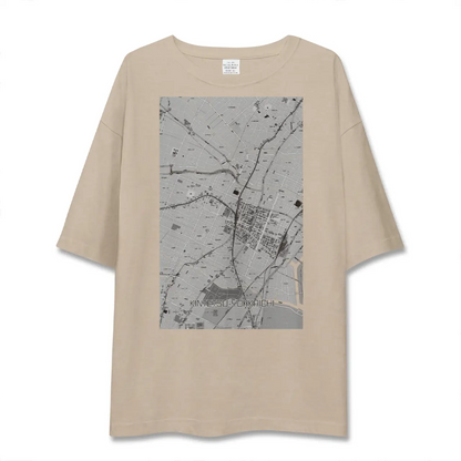【近鉄四日市（三重県）】地図柄ビッグシルエットTシャツ