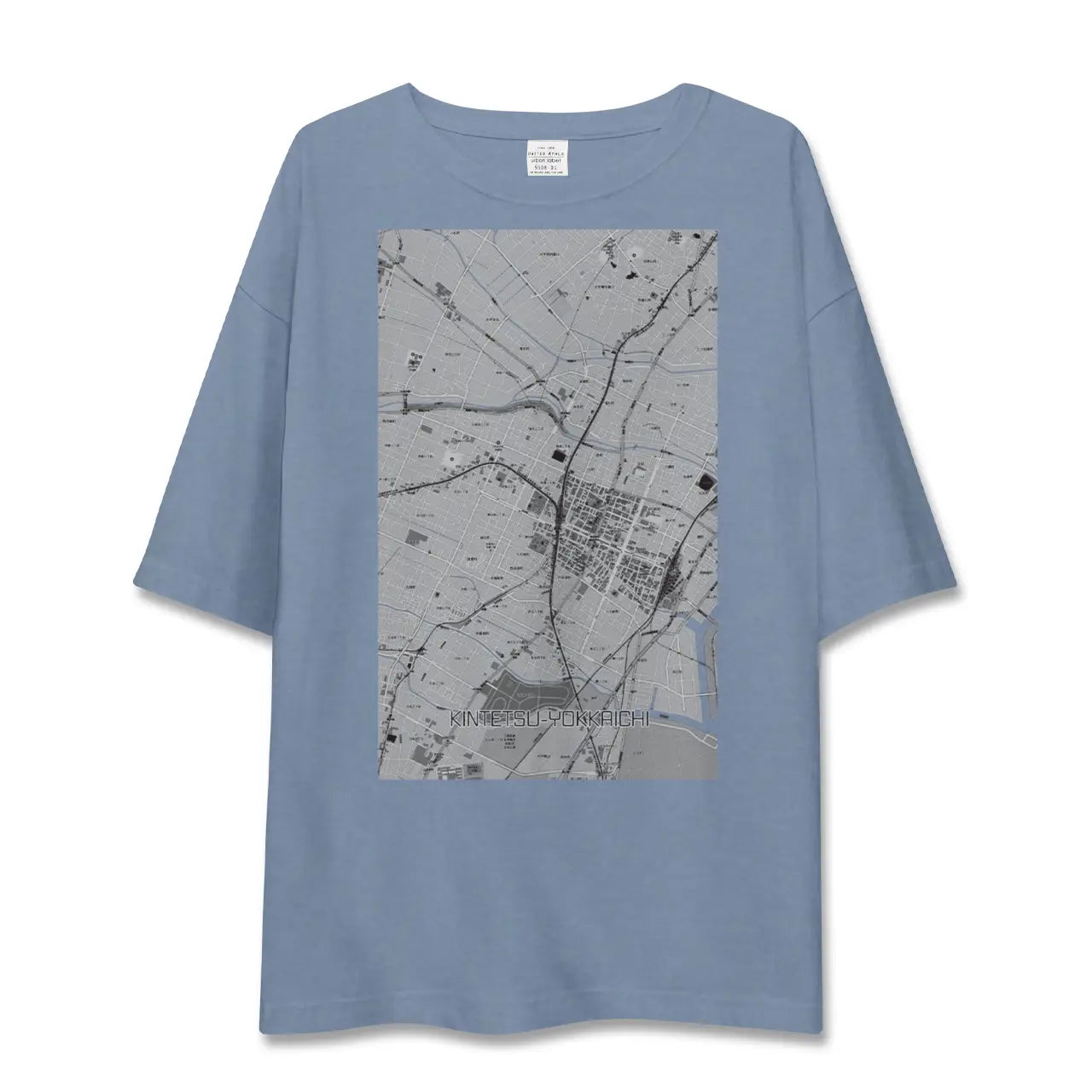 【近鉄四日市（三重県）】地図柄ビッグシルエットTシャツ
