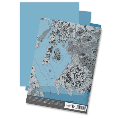 【キンタイア（イギリス）】Map World クリアファイル